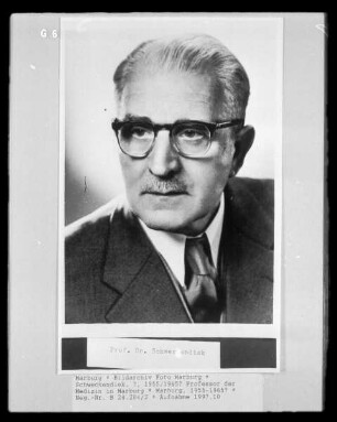 Schweckendiek, ?, 1955/1965? Professor der Medizin in Marburg