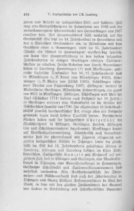V. Kunstgeschichte des Oberamts Leonberg