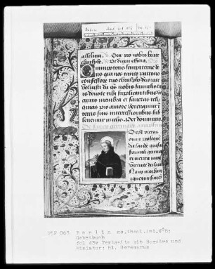 Gebetbuch — Der heilige Geremarus, Folio 43verso