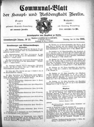 1886,22: No. 22, 30. Mai 1886