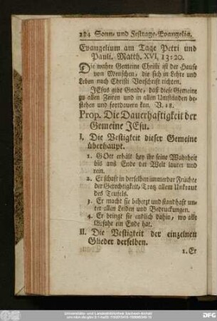 Evangelium am Petri und Pauli. Matth. XVI, 13 - 20.