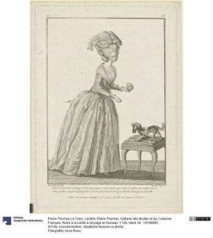 Gallerie des Modes et du Costume Français: Robe à la Lévite à corsage en foureau. Y.136