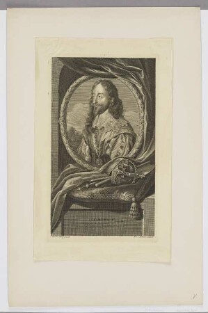 Charles I.r Roy d’Angleterre, aus: Isaac de Larrey, "Histoire d’Angleterre, d’Écosse et d’Irlande", Rotterdam 1697–1713