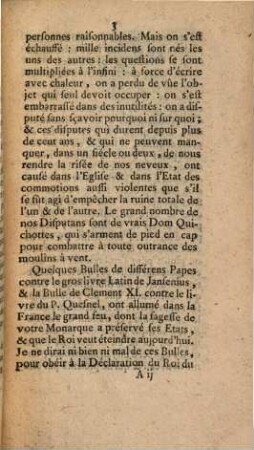 Lettre de M*** à un Gentilhomme de Savoye au sujet des disputes de Religion dont la France est agitée