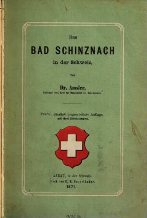 Das Bad Schinznach in der Schweiz von J. J. Amsler