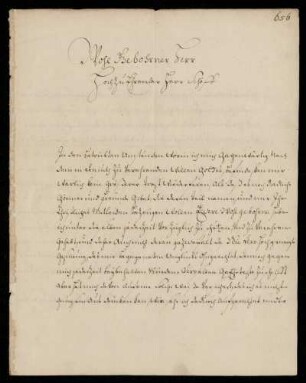 Brief von Christian Ziegler an Johann Friedrich von Uffenbach, Ohne Ort, 5.11.1756