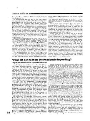 Wann ist der nächste internationale Jugendtag