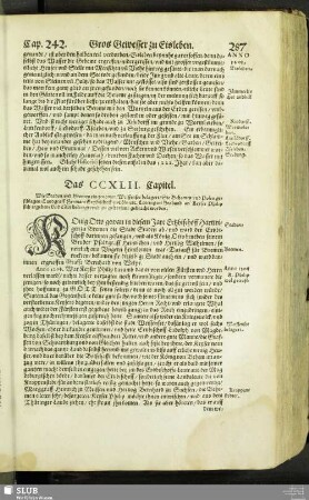 Das CCXLII. Capitel