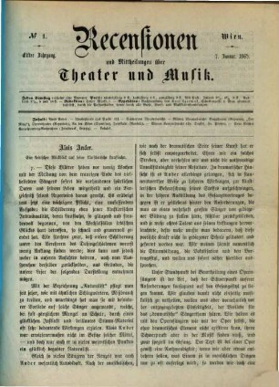 Recensionen und Mittheilungen über Theater und Musik. 11, 11. 1865