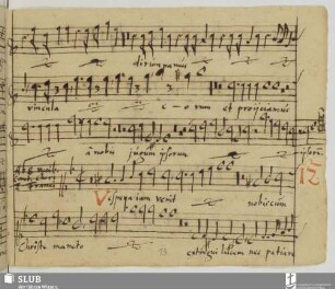 [Franck, Melchior:] Vespera iam venit