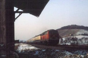 Eschenau Lok 215 145 D SB-N UIC-X-Wagen