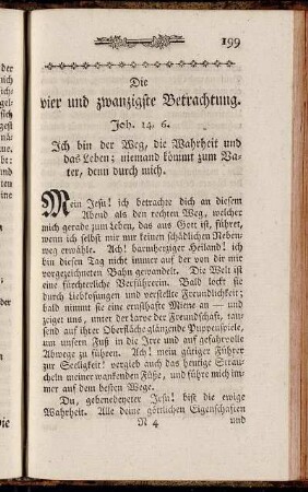 Die vier und zwanzigste Betrachtung
