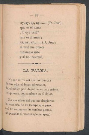 La palma.
