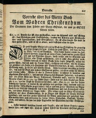 627-766, Das Vierte Buch. Vom wahren Christenthum
