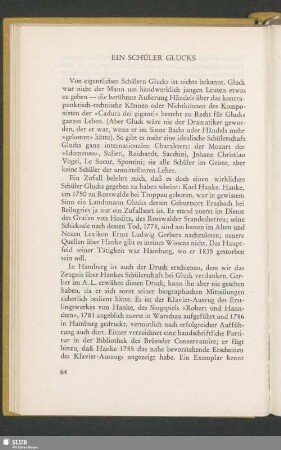 Ein Schüler Glucks