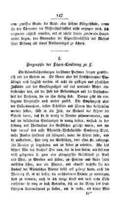 Biographie der Lehrer-Conferenz zu L.