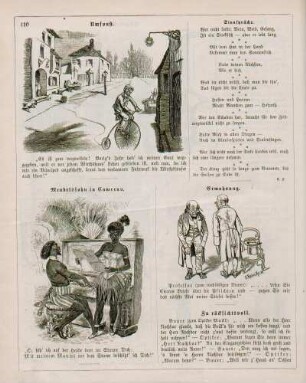 "Umsonst" "Mendelssohn in Camerun" "Ermahnung"