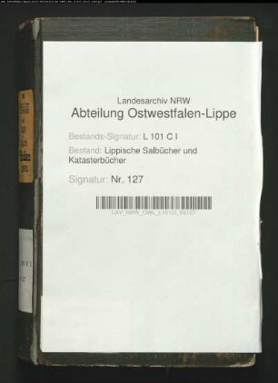 Konzept des Salbuchs der ehem. Vogtei Heiden von 1855, Bd. 1