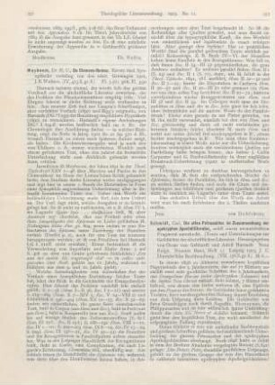 351-352 [Rezension] Meyboom, H. U., De Clemens - Roman