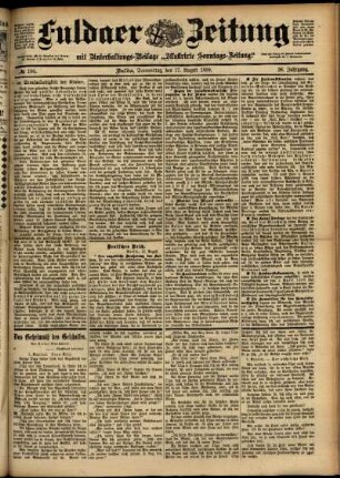 Ausgabe vom Donnerstag, den 17. August 1899.