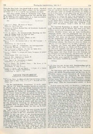 514-515 [Rezension] Lerle, Ernst, Proselytenwerbung und Urchristentum