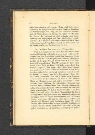 Psychologie der sexuellen Perversion.