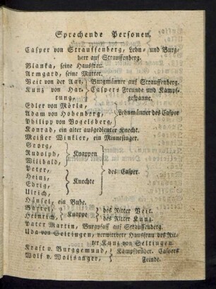 Sprechende Personen