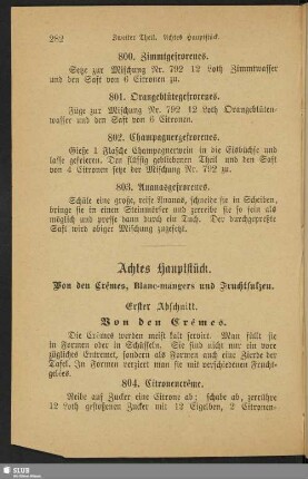 Achtes Hauptstück