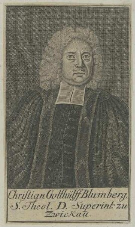 Bildnis des Christian Gotthülff Blumberg