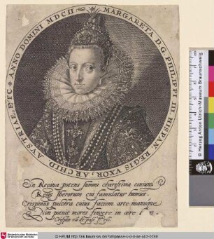 Margareta D.G. Philippi III. Hispan. Regis Uxor, Archid. Austriae, etc.