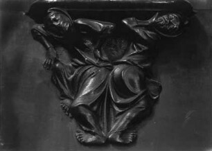Chorgestühl N I 13: Zwei männliche Figuren