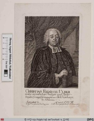 Bildnis Christian Emanuel Ulber