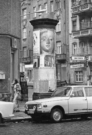 Litfaßsäule Ecke Schreinerstraße