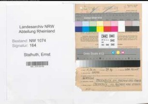 Entnazifizierung Ernst Stalhuth , geb. 14.05.1887 (Richter)