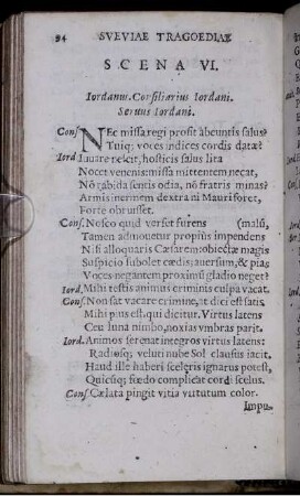 Scena VI. Iordanus. Consiliarius Iordani. Servus Iordani