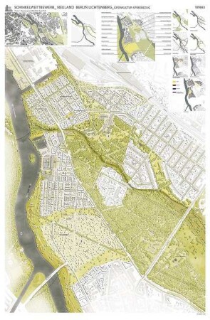 Neuland Lichtenberg Schinkelwettbewerb 2015: Lageplan 1:2500