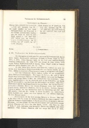 § 68. Vorkommen der Kohlenwasserstoffe.