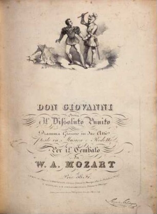 Don Giovanni : ossia Il dissoluto punito ; dramma giocoso in due atti