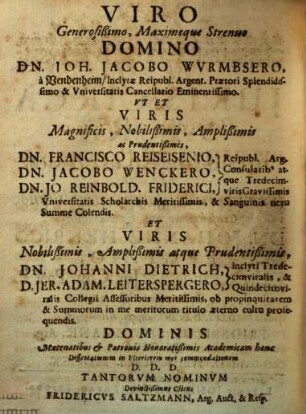Delibata iuris publ. de fatis iuris circa sacra in imperio Romano-Germanico
