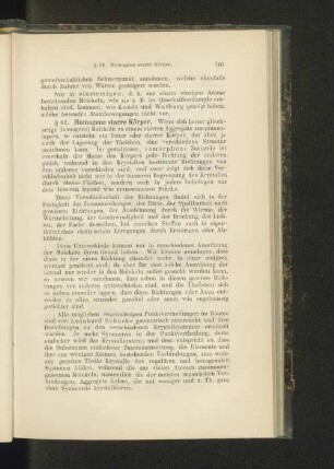 § 62. Homogene starre Körper.