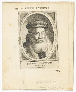 Bildnis des Petrus Forestus