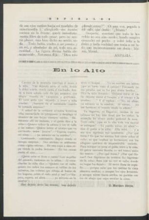 En lo alto