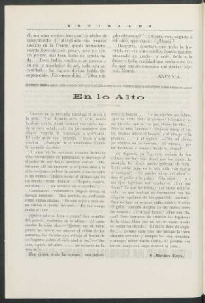 En lo alto