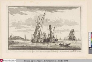 Een Zeeuws Beurtman, ent Geitsteck by Harlingen.