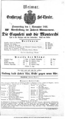 Die Capuleti und die Montecchi