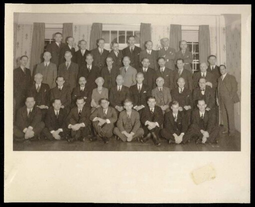 Psychology Dinner in Honor of President James R. Angell on the Thirtieth Anniversary of his Appointment as Professor of Psychology. Members of the Society of Experimental Psychologists and Guests, Faculty Club, Yale University, April 4, 1935