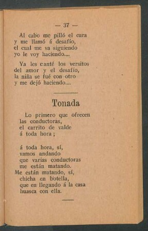 Tonada