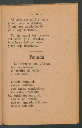 Tonada