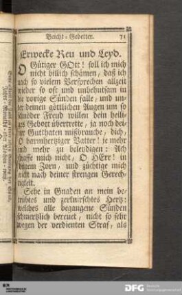 Beicht-Gebetter.