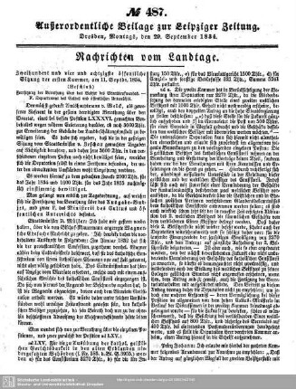 1. Kammer: 284. Sitzung